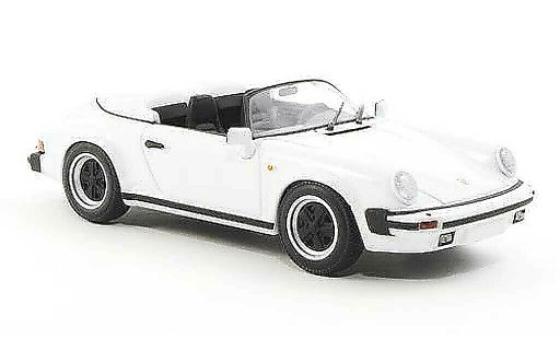 Porsche 911 Speedster 1/43 Minichamps Carrera white 1989 diecast model cars