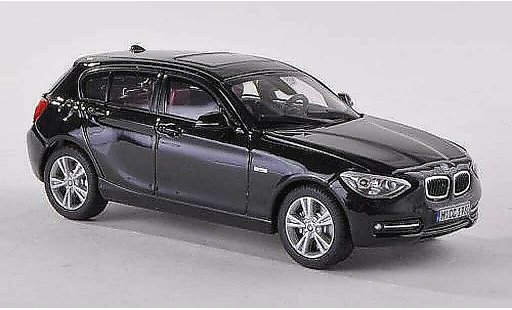 Bmw 118 F20 1/18 Paragon i black diecast model cars