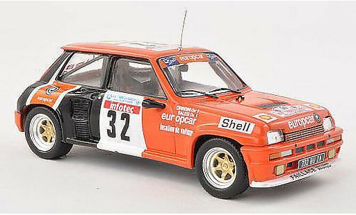 Renault 5 Turbo 1/43 IXO No.32 Europcar Tour de Corse 1986 C.Balesi/J.-P.Cirindini diecast model cars