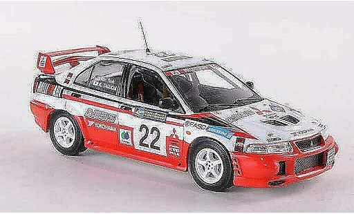 Mitsubishi Lancer Evolution VI 1/43 IXO No.22 Ralliart Rally China 1999 K.Taguchi/R.Teoh diecast model cars