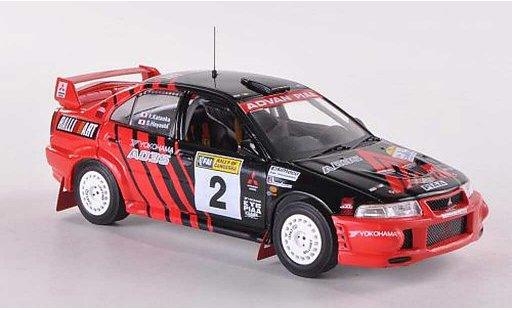 Mitsubishi Lancer Evolution VI 1/43 IXO No.2 Ralliart Yokohama Rally of Canberra 1999 Y.Kataoka/S. Hayashi diecast model cars