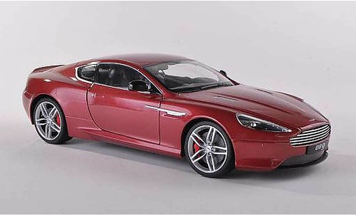 Aston Martin DB9 coupe 1/43 Welly red LHD diecast model cars