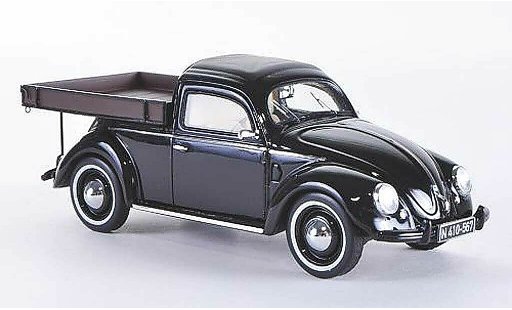 Volkswagen Kafer Base 1/43 Schuco Beutler-flatbed black diecast model cars