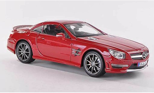 Mercedes Classe SL 63 1/18 Maisto AMG (R231) red 2012 diecast model cars