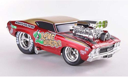 Chevrolet Chevelle SS 1/18 Maisto 1969 red/gold diecast model cars
