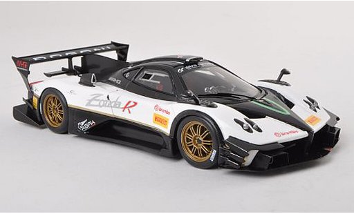 Pagani Zonda R 1/43 Spark Evo white/carbon 2012 diecast model cars