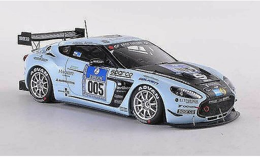 Aston Martin V12 Zagato coupe 1/43 Spark Zagato No.005 24h Nurburgring 2012 U.Bez/C.Porritt/W.Schuhbauer/R.Meaden diecast model cars
