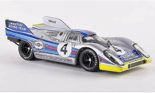 Porsche 917 1971 1/43 Brumm K No.4 Martini Racing Team 1000km Monza Marko/von Lennep diecast model cars