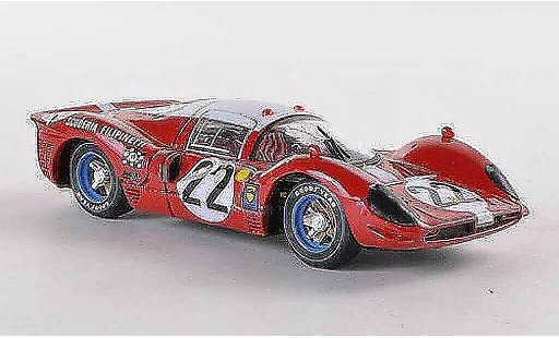 Ferrari 412 course 1/43 Brumm P No.22 Scuderia Filipinetti 24h Le Mans 1967 Scuderia Filipinetti diecast model cars