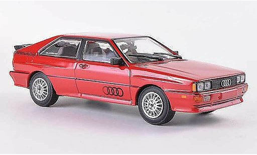 Audi Quattro coupe 1/43 Minichamps red 1981 diecast model cars