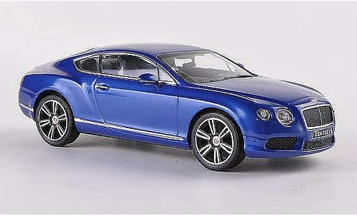 Bentley Continental GT V8 1/43 Minichamps blue LHD 2011 diecast model cars