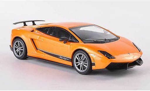 Lamborghini Gallardo LP570-4 1/43 Minichamps Superleggera orange 2011 diecast model cars