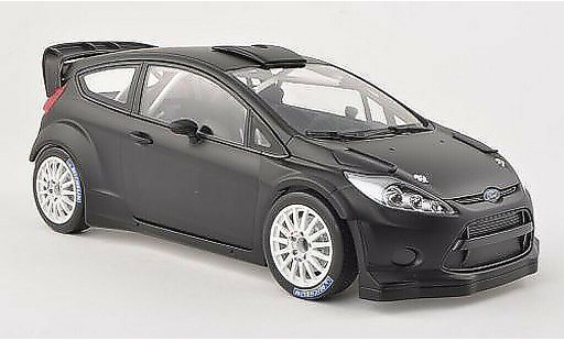 Ford Fiesta WRC 1/18 Minichamps black Plain Body Version 2011 diecast model cars