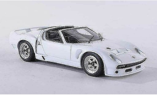 Lamborghini Miura SVJ 1/43 Look Smart Spyder white 1966 diecast model cars