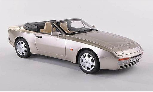 Porsche 944 1989 1/43 GT Spirit S2 cabriolet dore diecast model cars