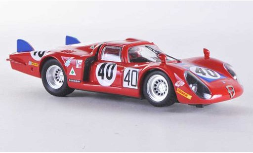 Alfa Romeo 33.2 coda lunga 1/43 Best 1968 Le Mans No.40 Casoni/Biscaldi diecast model cars