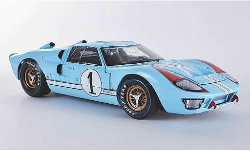 Ford GT40 Mk II 1/18 Shelby Collectibles GT 40 No.1 K.Miles/D.Hulme Team shelby America 1966 diecast model cars