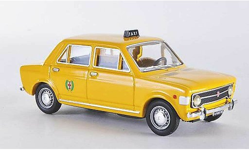 Fiat 128 Berlina 1/43 Rio 4 turig Taxi Giallo Milano 1971 diecast model cars