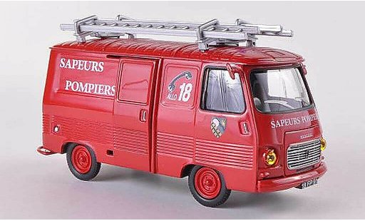 Peugeot J7 Base 1/43 Eligor V.T.U Fire brigade de L'essonne diecast model cars