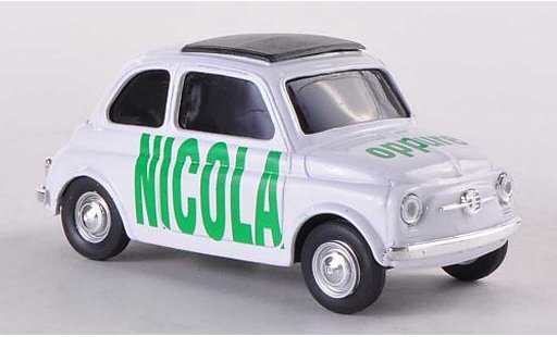 Fiat 500 B 1/43 Brumm NICOLA oppure white diecast model cars