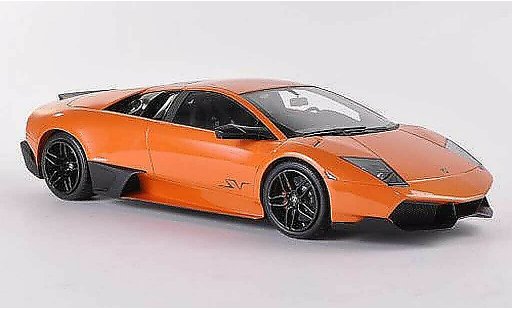 Lamborghini Murcielago LP670 1/18 MR Collection SV Fixed Wing orange diecast model cars