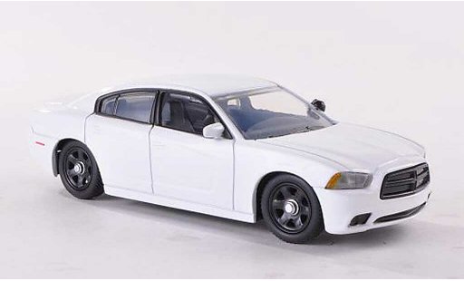 Dodge Charger Police 1/43 First Response white undekoriertes Policefahrzeug 2012 diecast model cars