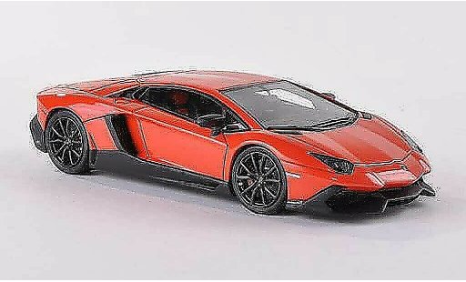 Lamborghini Aventador LP720-4 1/43 Look Smart orange 50. Anniversary diecast model cars