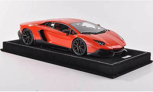 Lamborghini Aventador LP720-4 1/18 MR Collection 50th Anniversario orange diecast model cars
