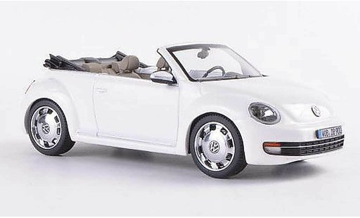 Volkswagen Beetle Cabriolet 1/43 Schuco Convertible white 2012 diecast model cars
