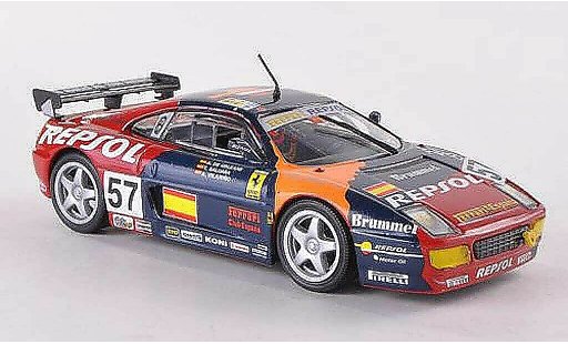 Ferrari 348 GT Competizione 1/43 Ferrari Racing Collection No.57 T.Saldana/A.Villarino/A.de Orleans-Borbon 24h Le Mans 1994 diecast model cars