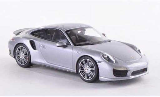 Porsche 911 Turbo 1/43 Minichamps grey 2013 diecast model cars