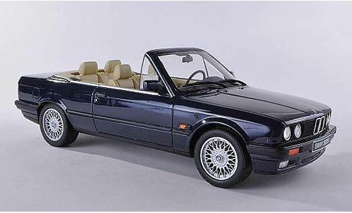 Bmw 325 Cabriolet 1/18 Ottomobile E30 i (E30) black-blue diecast model cars