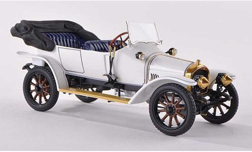 Audi Typ A phaeton 1/43 Minichamps white/blue 1910 diecast model cars