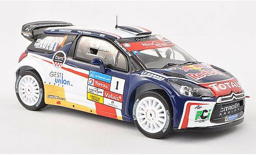 DS Automobiles DS3 WRC 2013 1/43 IXO No.1 Rally Du Chablais S.Loeb diecast model cars