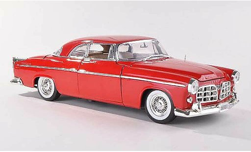 Chrysler 300C Hardtop 1/18 Motormax red 1955 diecast model cars