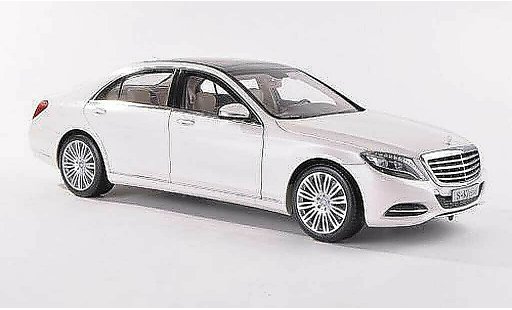 Mercedes Classe S Base 1/18 Norev (W222) white 2013 diecast model cars