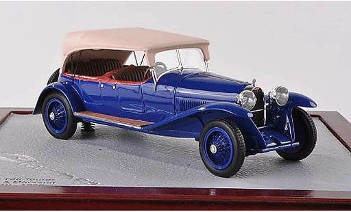 Bugatti 38 tourer 1/18 Chromes Lavocat & Marsault blue/beige ferme 1926 diecast model cars
