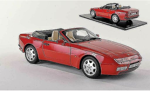 Porsche 944 1989 1/43 GT Spirit S2 cabriolet red diecast model cars