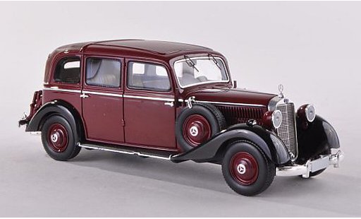 Mercedes 260 D 1/43 Esval Models Pullmann Landaulet black-red/black 1936 diecast model cars