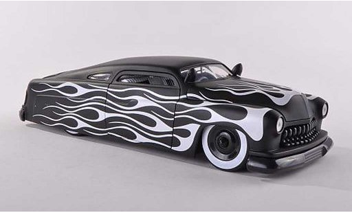 Lincoln Mercury Base 1/18 Jada Toys lumineuses-black avec whiteem deco de flame 1951 diecast model cars