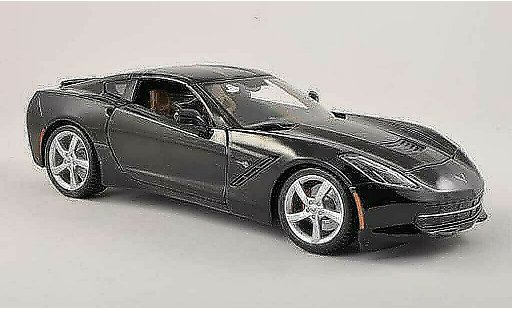 Chevrolet Corvette Stingray 1/18 Maisto C7 (C7) black diecast model cars