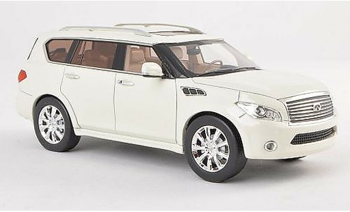 Infiniti QX56 Base 1/43 GLM white diecast model cars