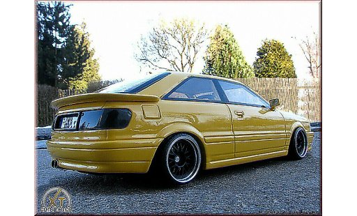 Audi S2 coupe 1/18 Ottomobile yellow jantes BBS 17 pouces bord large diecast model cars