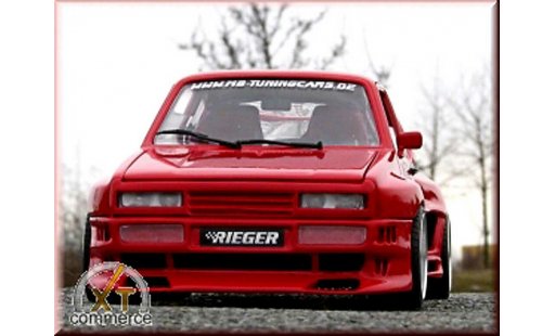 Volkswagen Golf GTI 1/18 Solido red kit rieger extra large et jantes bord larges 16 pouces diecast model cars