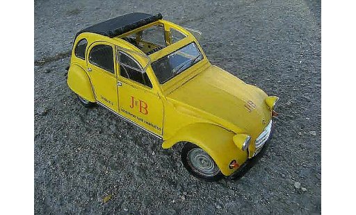 Citroen 2CV Berline 1/18 Solido j&b 1966 diecast model cars