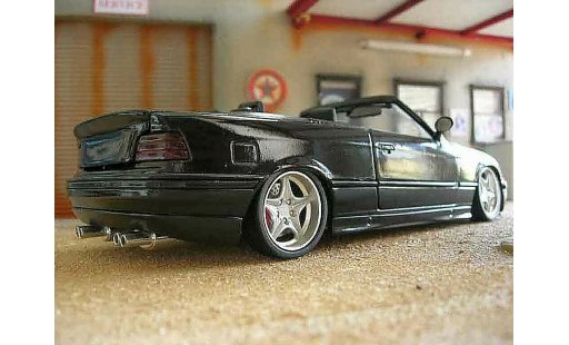 Bmw 325 Cabriolet 1/18 Maisto E36 black swap z3m jantes z3m spoiler z3m diecast model cars