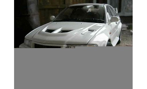 Mitsubishi Lancer Evolution VI 1/18 Autoart makinen edition white diecast model cars