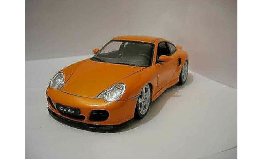 Porsche 911 Turbo 1/18 Hotworks orange diecast model cars