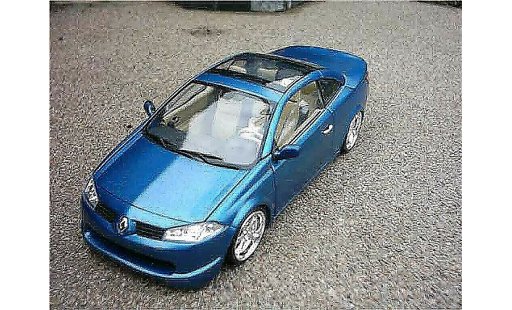 Renault Megane CC 1/18 Solido ocean diecast model cars