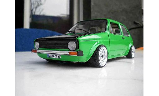 Volkswagen Golf GTI 1/18 Solido emeraude diecast model cars